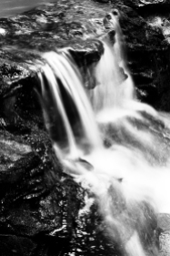 Waterfall at Cochran Mill Park, '96 or '97 on Kodak Tmax 100